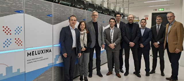 Minister of Digitalization, Stéphanie Obertin, Visits LuxProvide